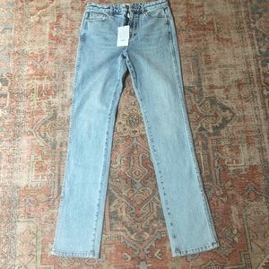 Something Navy split hem jeans